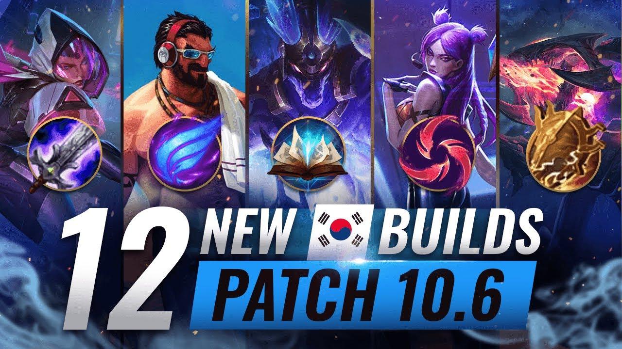 12 NEW BROKEN Korean Builds YOU SHOULD ABUSE in Patch 10.6 - League of Legends Season 10 thumbnail