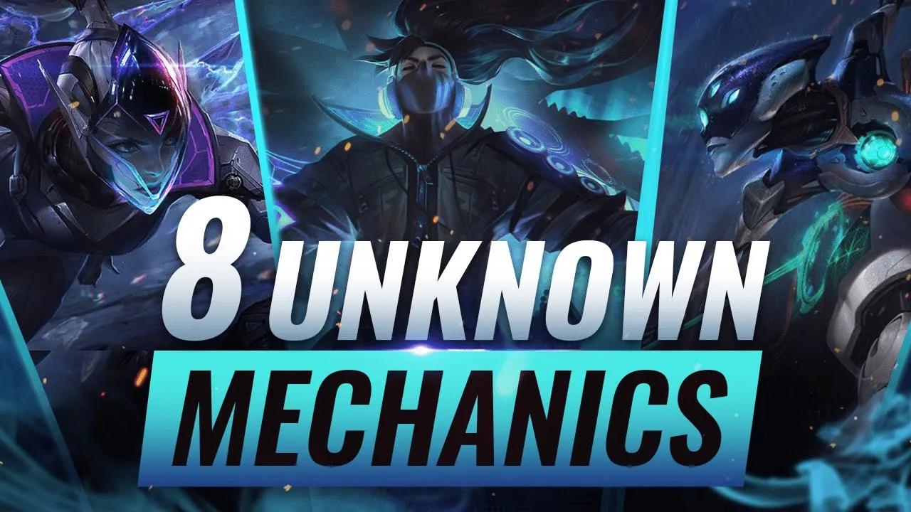 8 UNKNOWN Mechanics Almost NOBODY Knows About - League of Legends Season 10 thumbnail