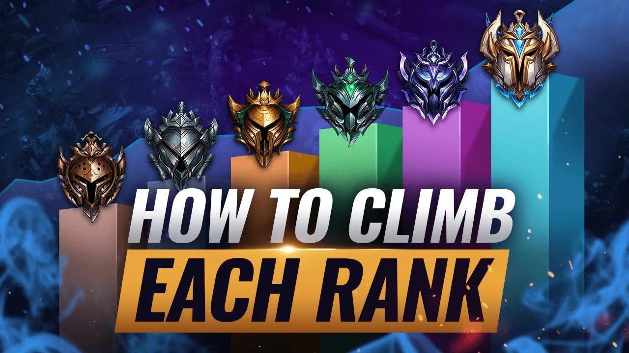 HOW TO CLIMB EACH RANK & ESCAPE YOUR ELO - League of Legends Season 10 thumbnail