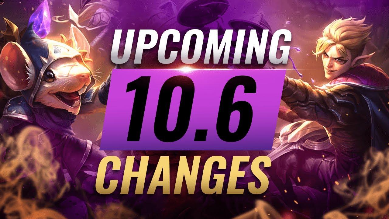 MASSIVE CHANGES: New Buffs & REWORKS Coming in Patch 10.6 - League of Legends thumbnail