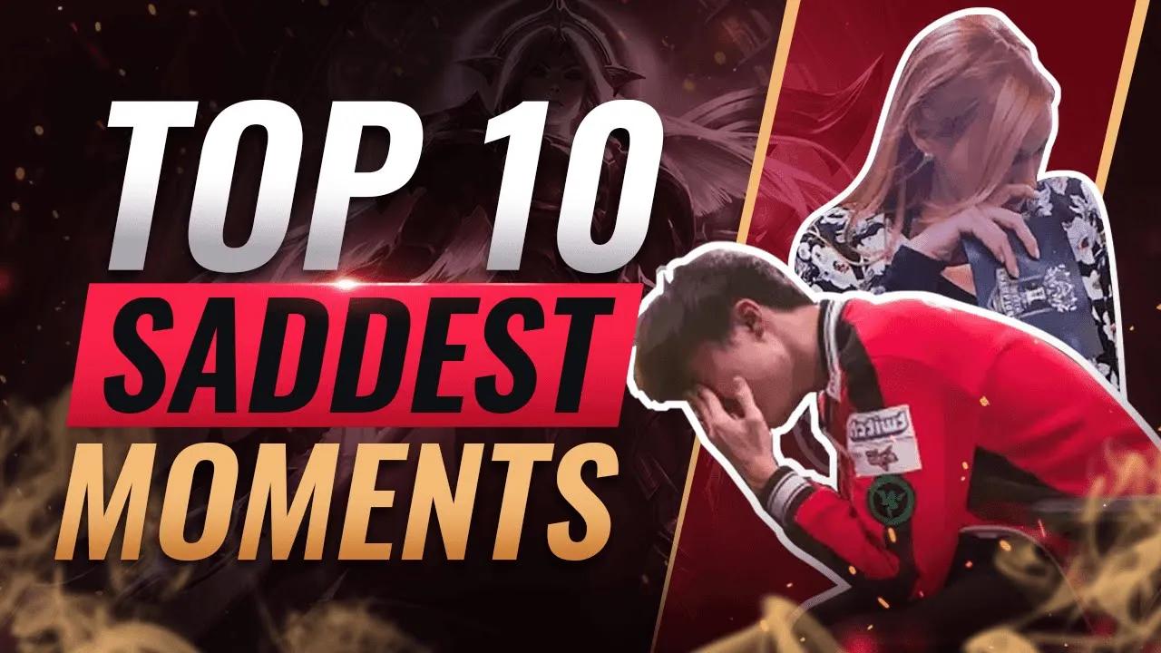 10 MOST EMOTIONAL Moments in League of Legends Esports History thumbnail