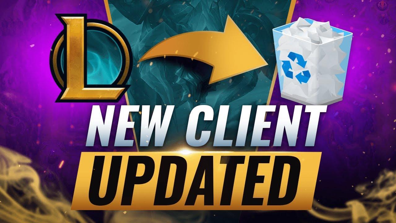 HUGE UPDATE: NEW LEAGUE CLIENT CHANGES + PERMANENTLY Deleting Boards - League of Legends Season 10 thumbnail