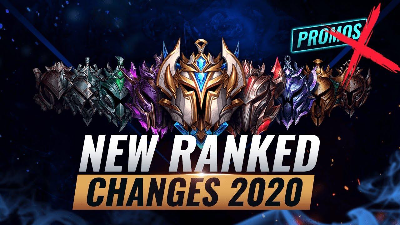 HUGE UPDATE: NEW RANKED CHANGES 2020: Promos Gone? - League of Legends Season 10 thumbnail