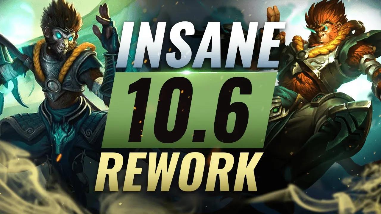 INSANE Wukong REWORK Coming in Patch 10.6 (NEW CHANGES) - League of Legends Season 10 thumbnail