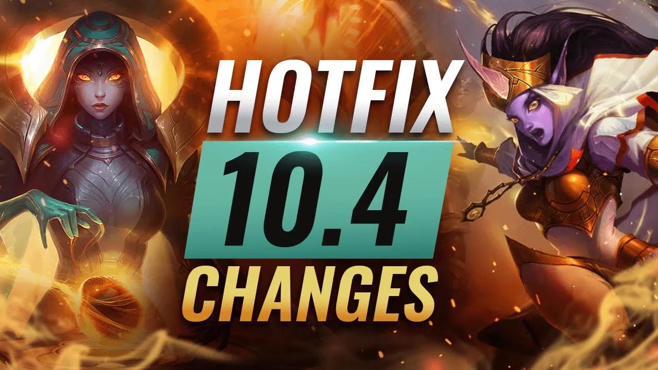 MASSIVE HOTFIX CHANGES: EMERGENCY Buffs & Nerfs in Patch 10.4 - League of Legends Season 10 thumbnail