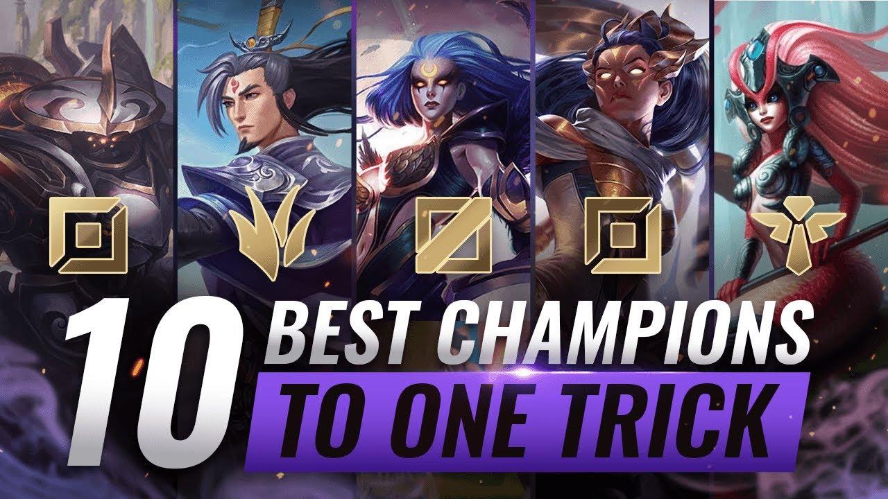 10 BEST Champions To ONE-TRICK For EVERY ROLE - League of Legends Season 10 thumbnail