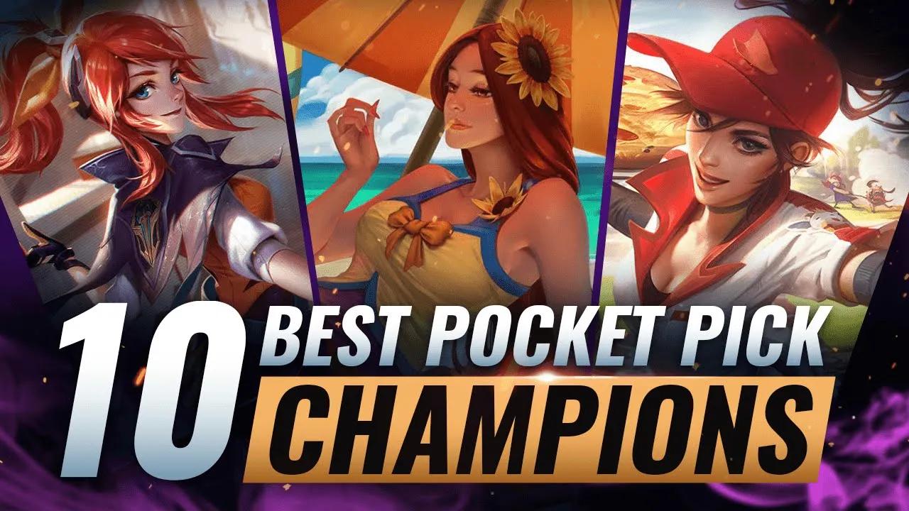 10 BEST Pocket Picks YOU MUST LEARN To Improve At EVERY ROLE - League of Legends Season 10 thumbnail