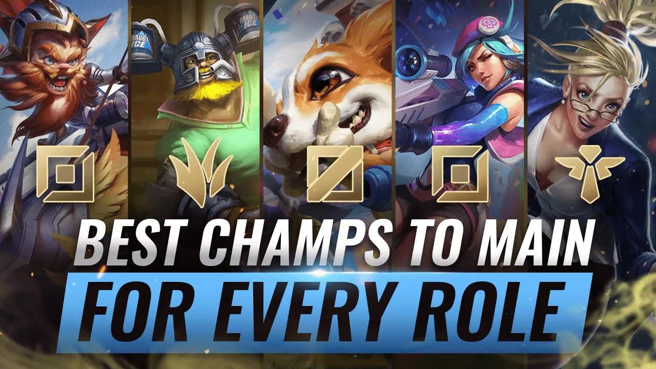 3 BEST Champions To MAIN For EVERY ROLE in Season 10 - League of Legends thumbnail