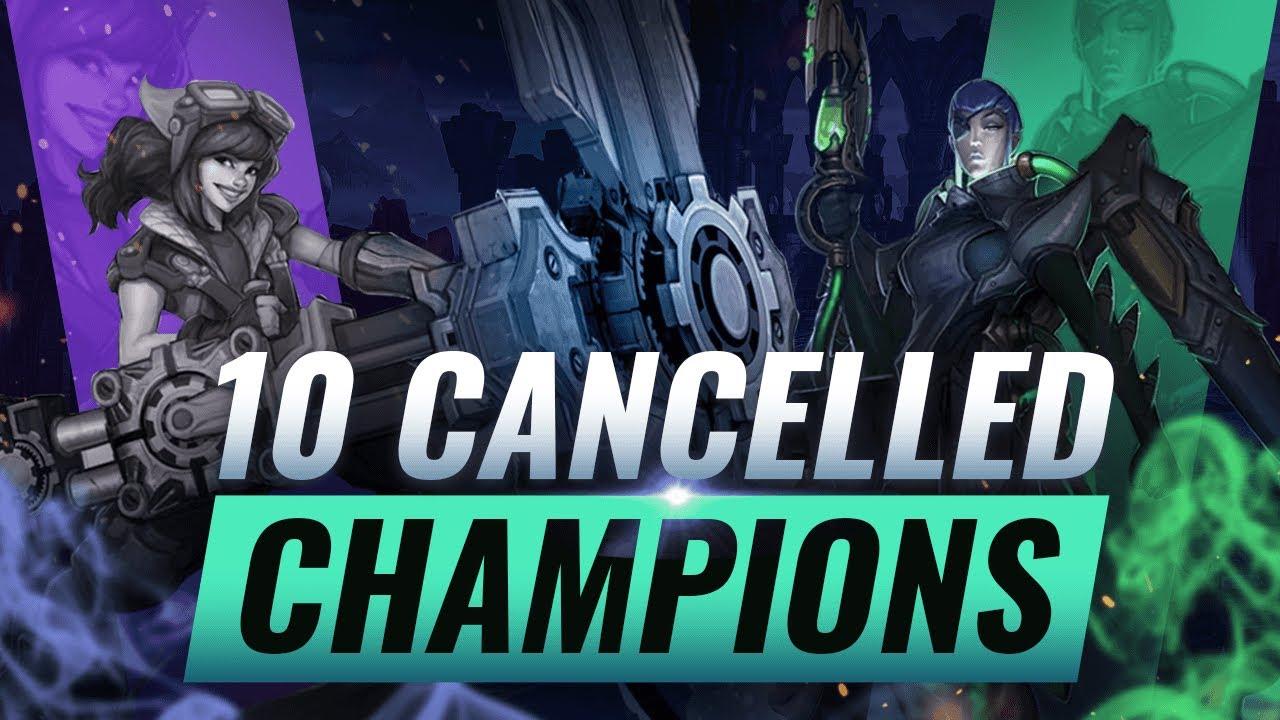 10 CANCELLED Champions You NEVER KNEW Existed - League of Legends thumbnail