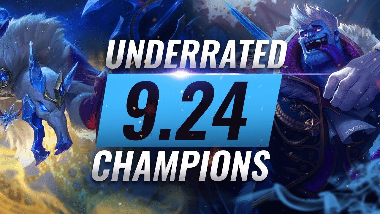 10 INCREDIBLY Underrated Champions YOU SHOULD ABUSE in Patch 9.24 - League of Legends Season 10 thumbnail