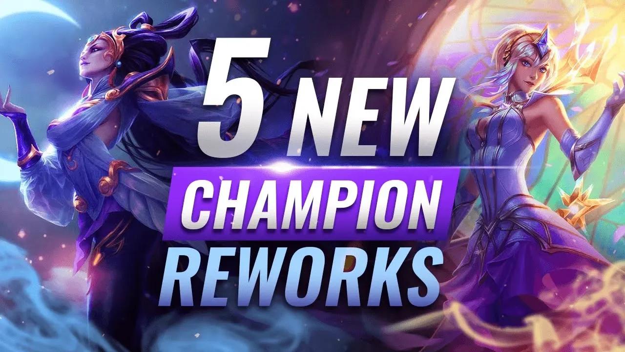 MASSIVE CHANGES: 5 NEW CHAMPION REWORKS + Kit Updates + VFX Redesigns - League of Legends Season 10 thumbnail