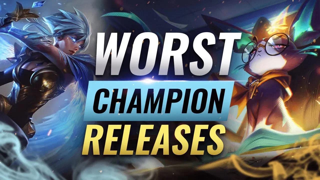 The WORST Champion RELEASES In League of Legends History thumbnail