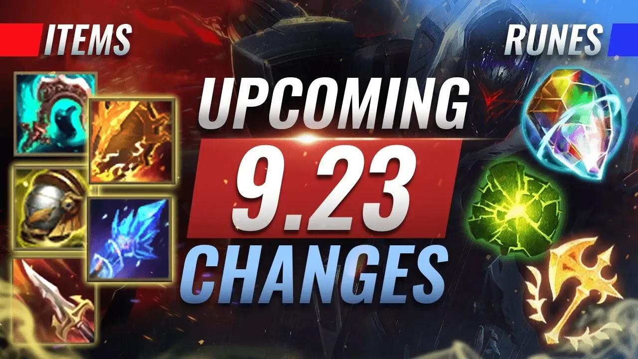 MASSIVE CHANGES: New REWORKS, Items, & Runes Coming in Patch 9.23 - League of Legends thumbnail