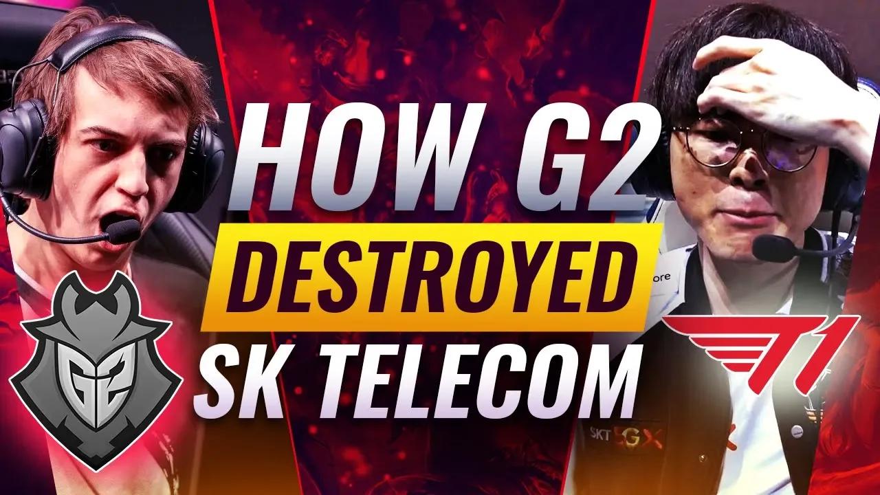 How G2 DESTROYED SKT During The Semi-Finals - League of Legends World Championships Season 9 thumbnail