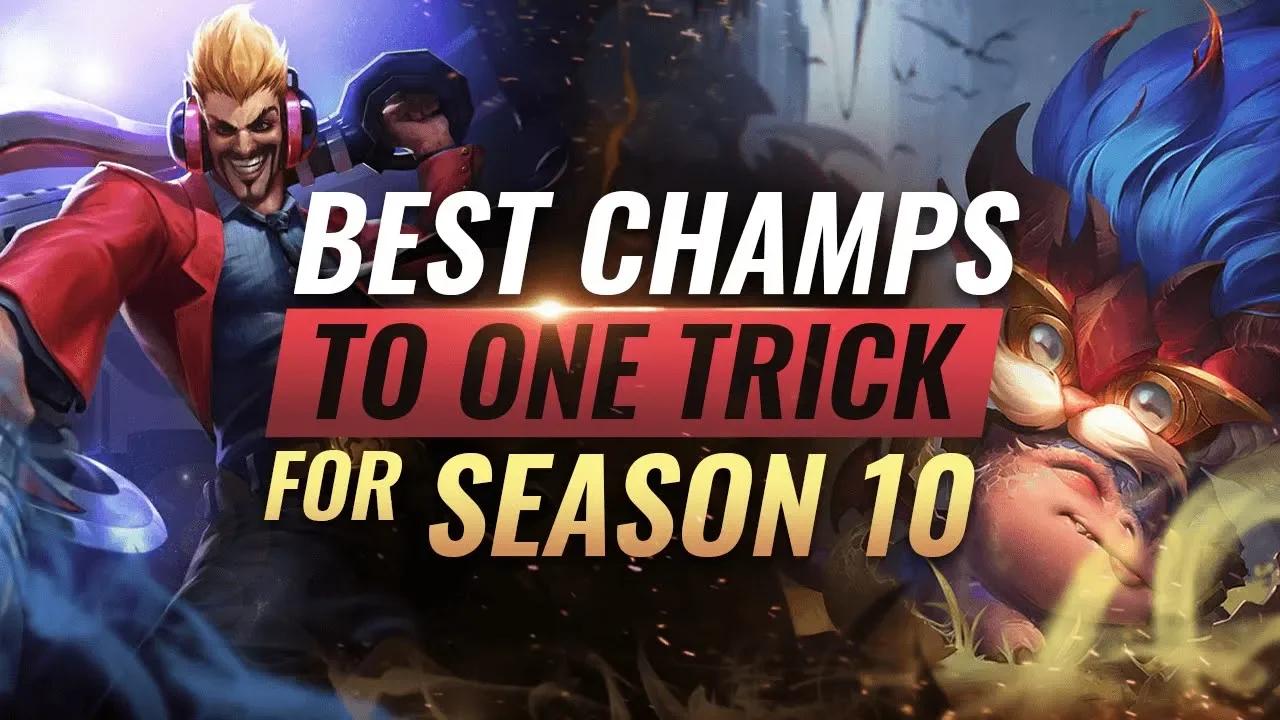 BEST Champions To One-Trick For EVERY ROLE in Season 10 - League of Legends thumbnail