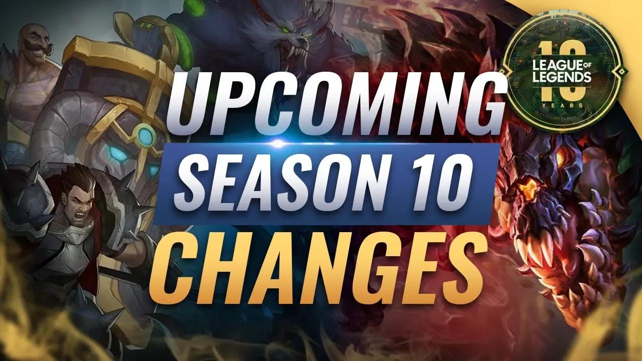 MASSIVE CHANGES: NEW Season 10 REWORKS, BUFFS, & Changes - League of Legends thumbnail