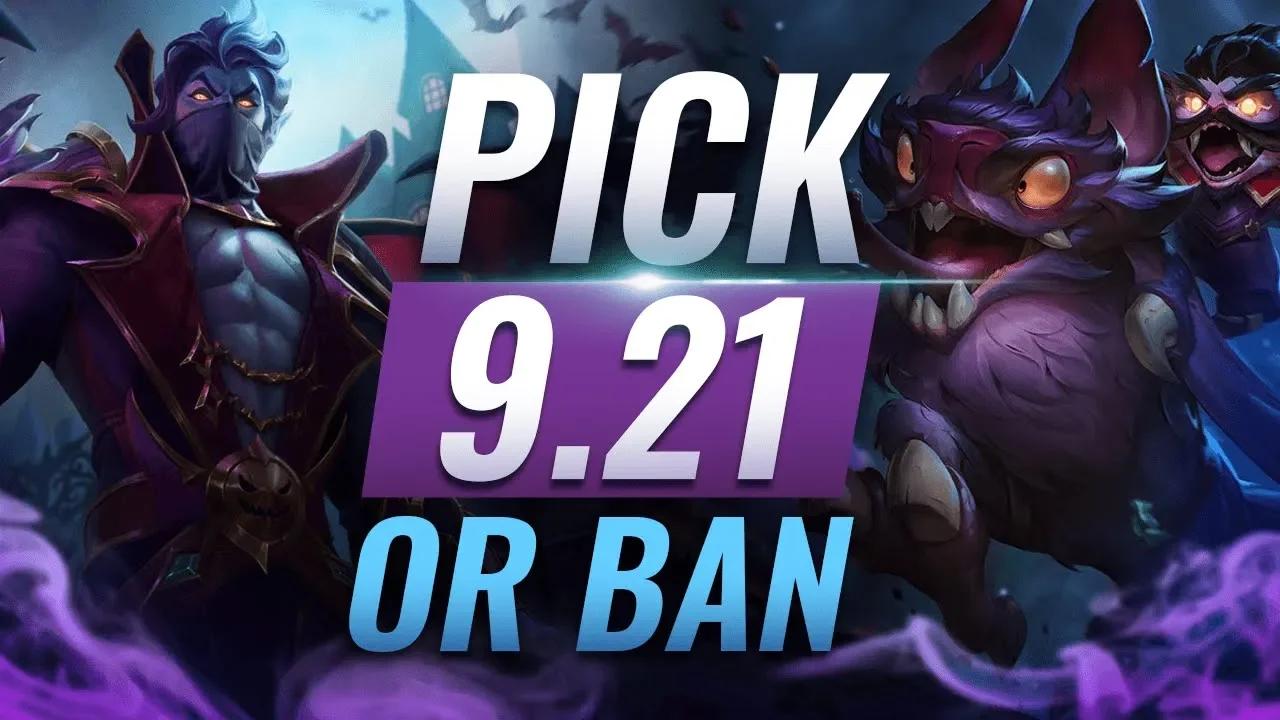 OP Pick or Ban: BEST BUILDS For EVERY Role - League of Legends Patch 9.21 thumbnail