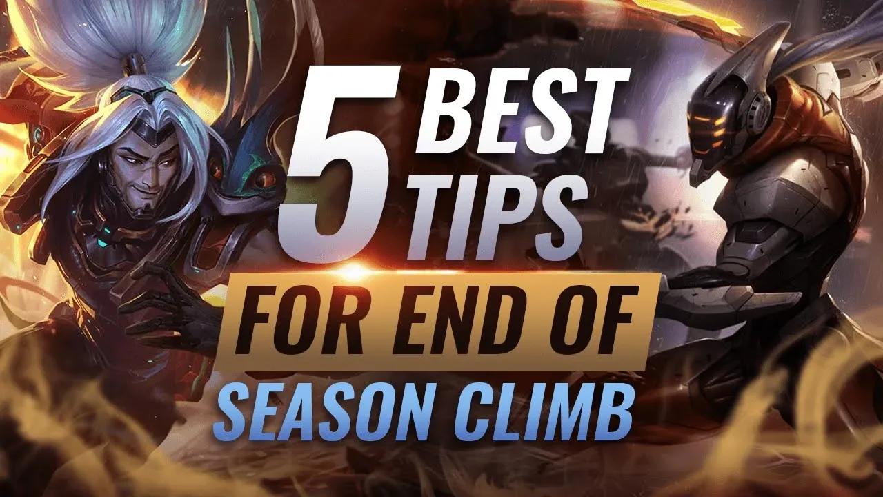 5 BEST Tips To Escape Your Elo By End of Season 9 - League of Legends thumbnail