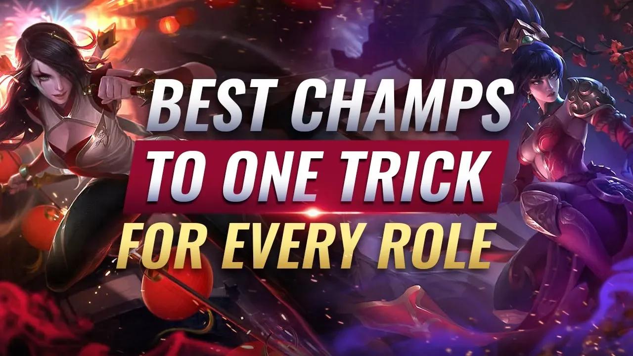 3 BEST Champions To One-Trick For EVERY ROLE - League of Legends Season 9 thumbnail