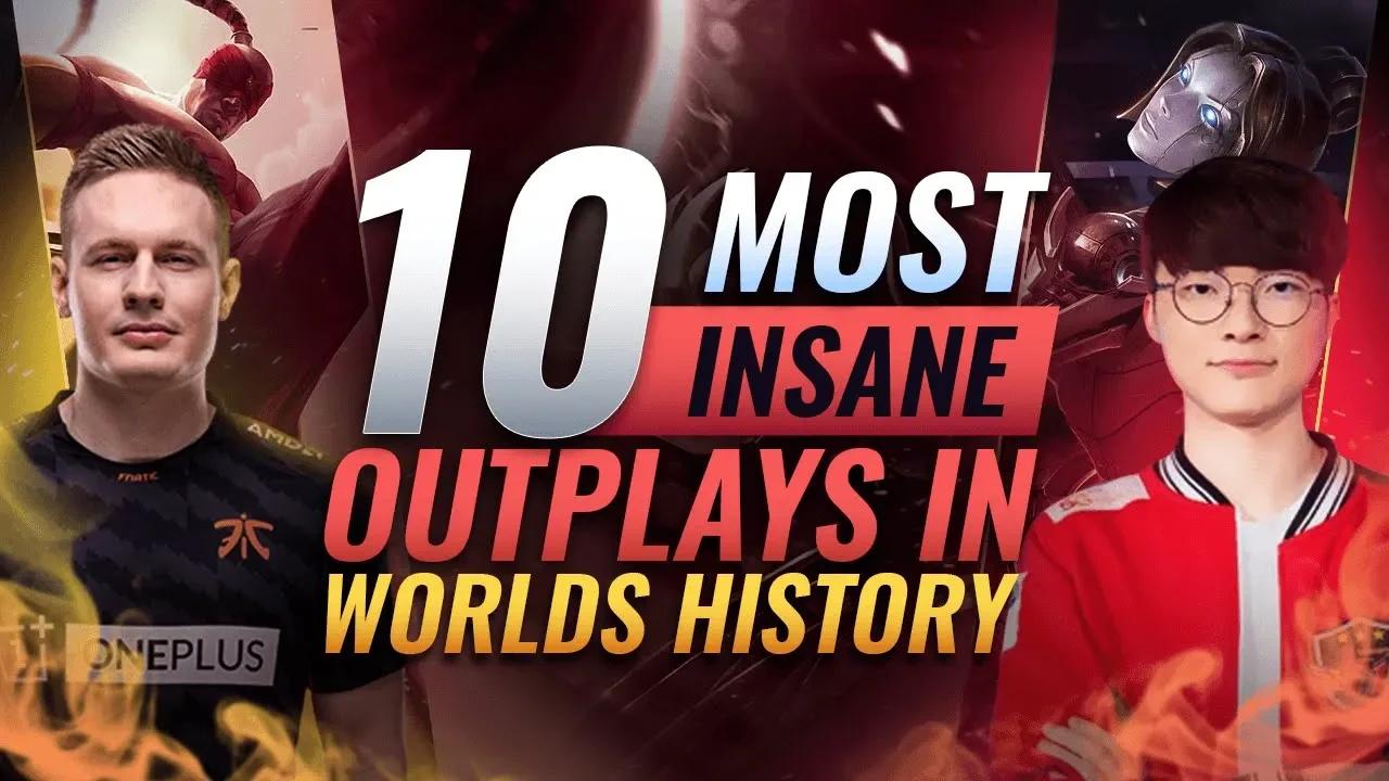 10 Most INSANE OUTPLAYS In Worlds History - League of Legends Esports thumbnail