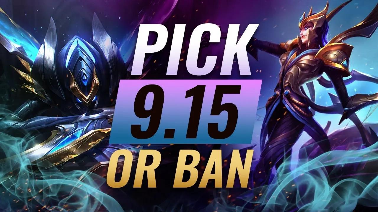 OP Pick or Bans for Every Role: Patch 9.15 Best Builds - League of Legends Season 9 thumbnail