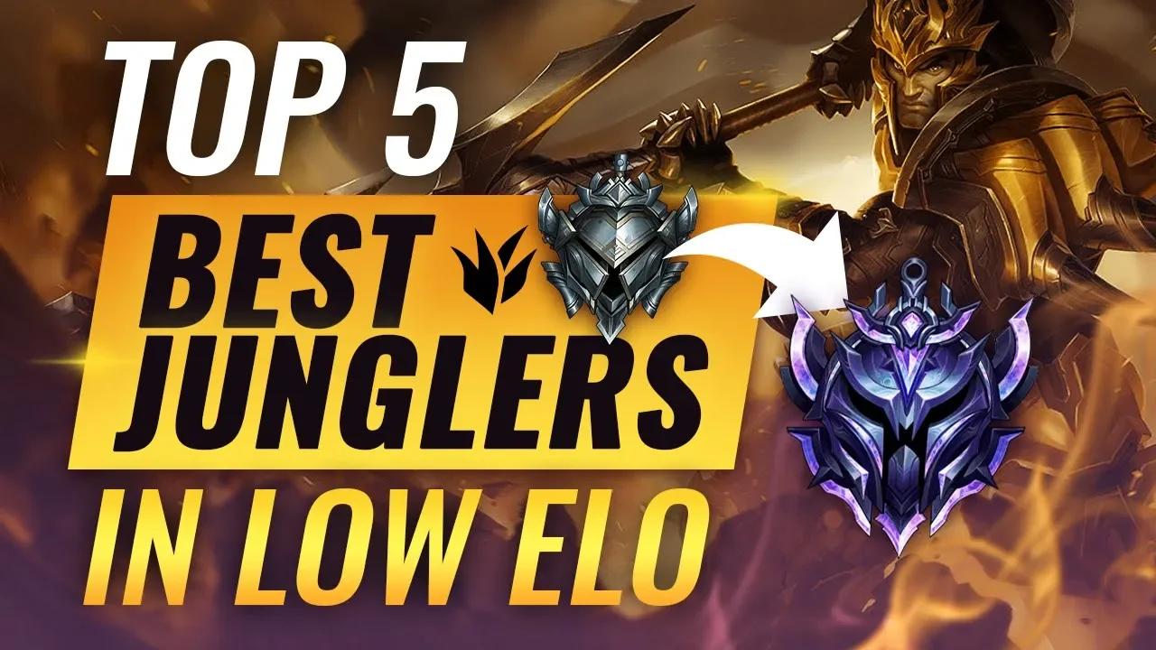 Top 5 BEST Junglers For Climbing Out Of Low Elo - League of Legends Season 9 thumbnail