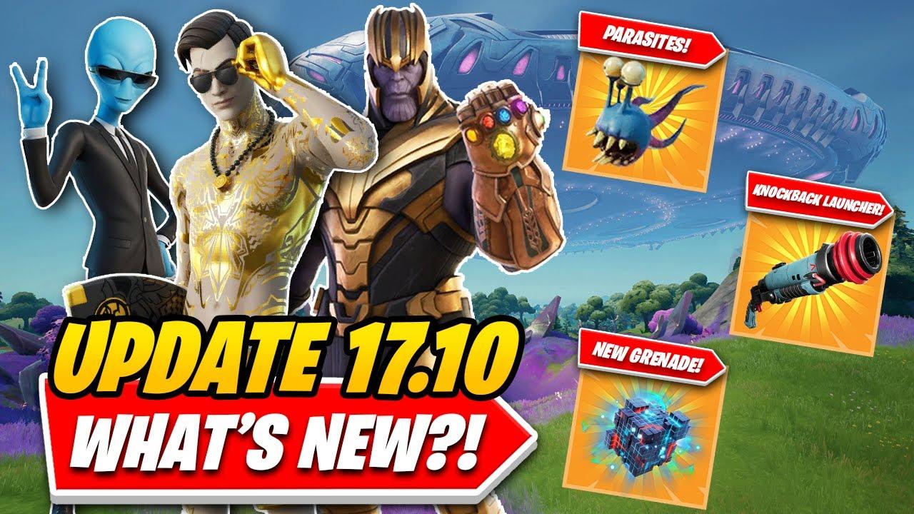 Fortnite Update 17.10: EVERYTHING You NEED TO KNOW In UNDER 5 MINUTES! (New Weapons, POIs & More!) thumbnail