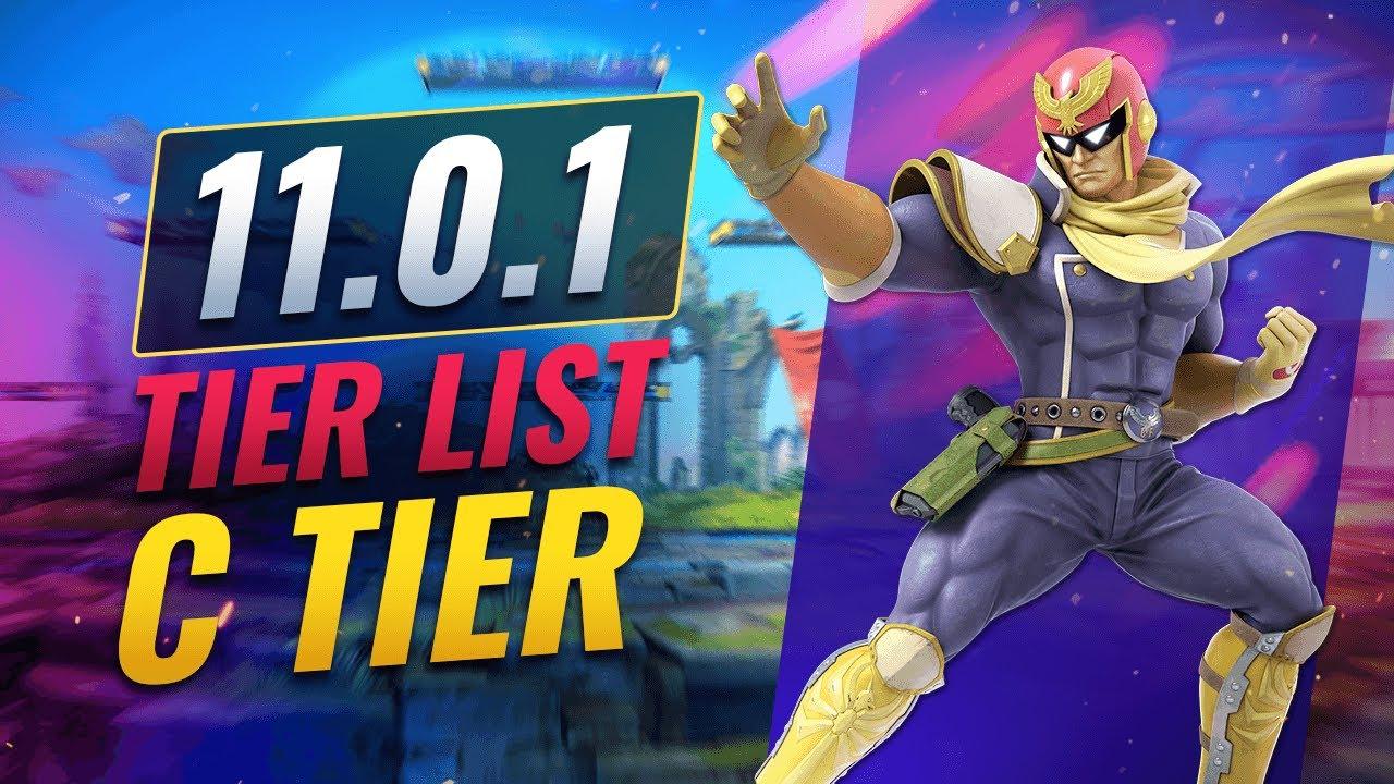 C TIER Characters In Smash Ultimate - 11.0.1 Tier List thumbnail