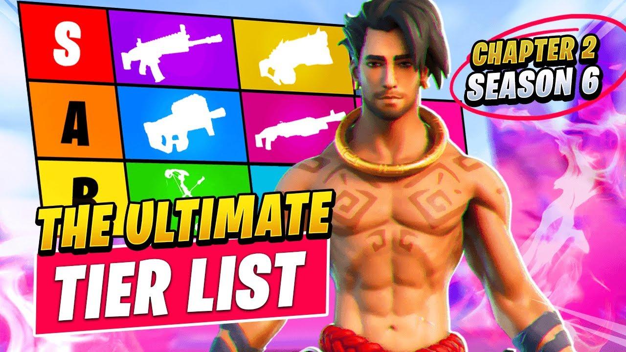 The ONLY Fortnite WEAPON TIER LIST You'll EVER NEED! (Fortnite Tips & Tricks) thumbnail