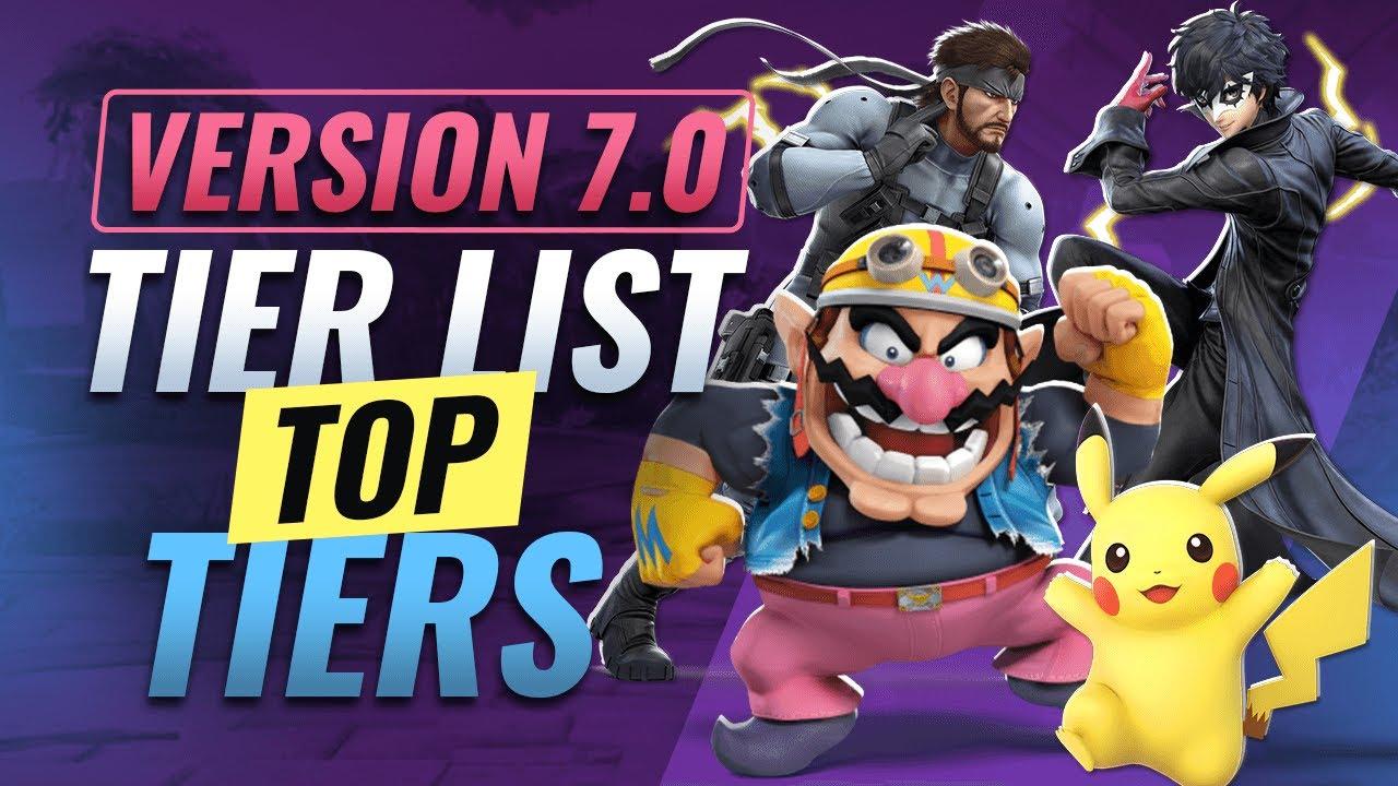 Smash Ultimate Version 7.0 TIER LIST - Top Tier Characters thumbnail