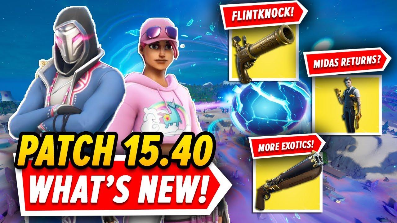 Fortnite Update 15.40: EVERYTHING You Need To Know In UNDER 5 MINUTES (Flintknock, Midas, & More!) thumbnail