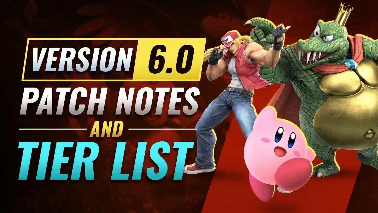 Smash Ultimate Version 6.0 Tier List and Patch Notes thumbnail