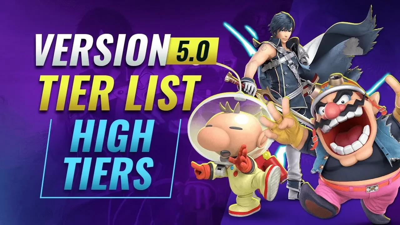 Smash Ultimate Version 5.0 Tier List - High Tier Characters thumbnail