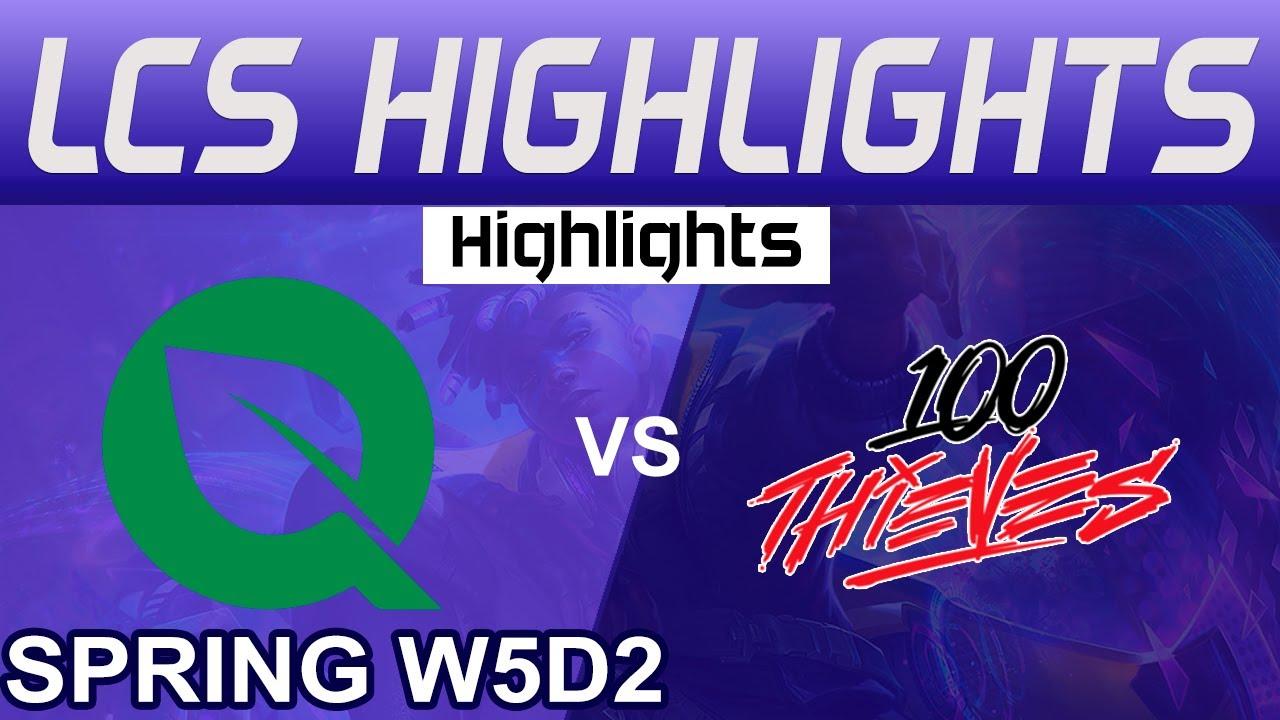 FLY vs 100 Highlights LCS Spring Season 2024 W5D2 FlyQuest vs 100 Thieves by Onivia thumbnail