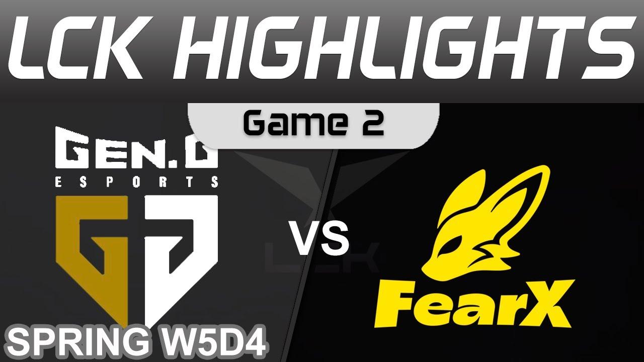 GEN vs FOX Highlights Game 2 LCK Spring Season 2024 Gen G vs FearX by Onivia thumbnail