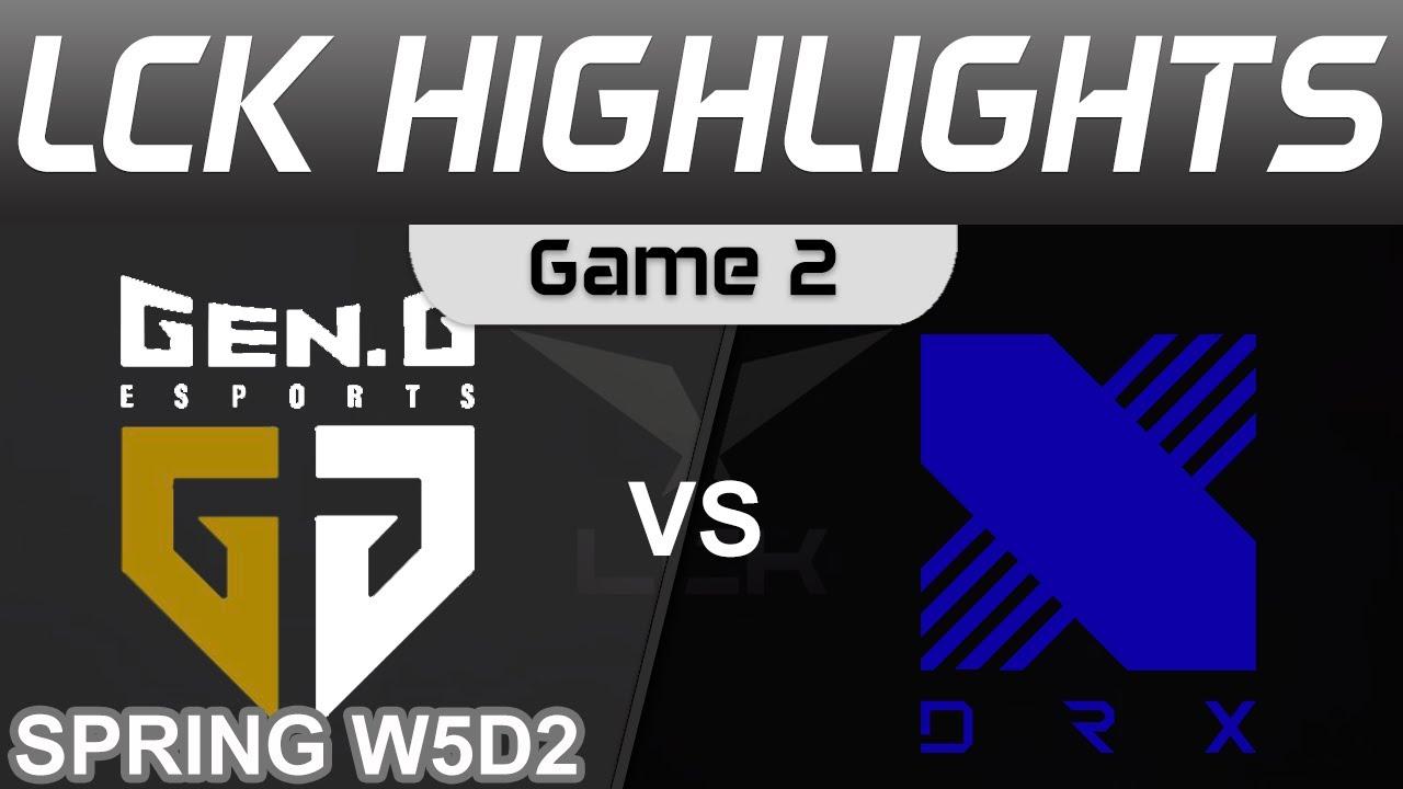 GEN vs DRX Highlights Game 2 LCK Spring Season 2024 Gen G vs DRX by Onivia thumbnail