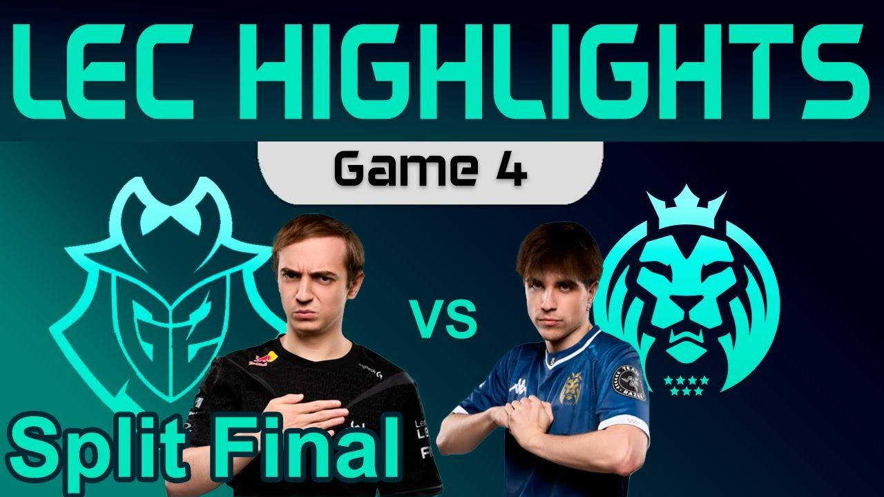 G2 vs MDK Game 4 Highlights Split Final Winter Playoffs 2024 G2 Esports vs MAD Lions KOI by Onivia thumbnail