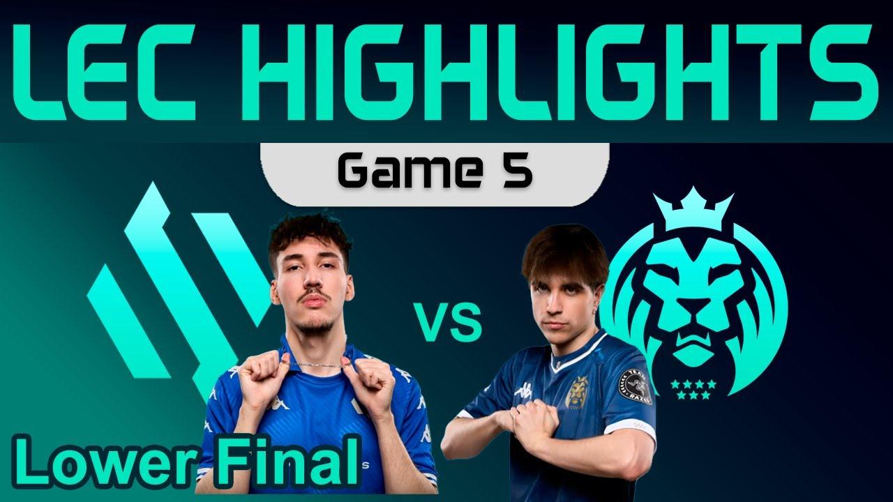 BDS vs MDK Game 5 Highlights LEC Winter Lower Bracket Final Team BDS vs MAD Lions KOI by Onivia thumbnail