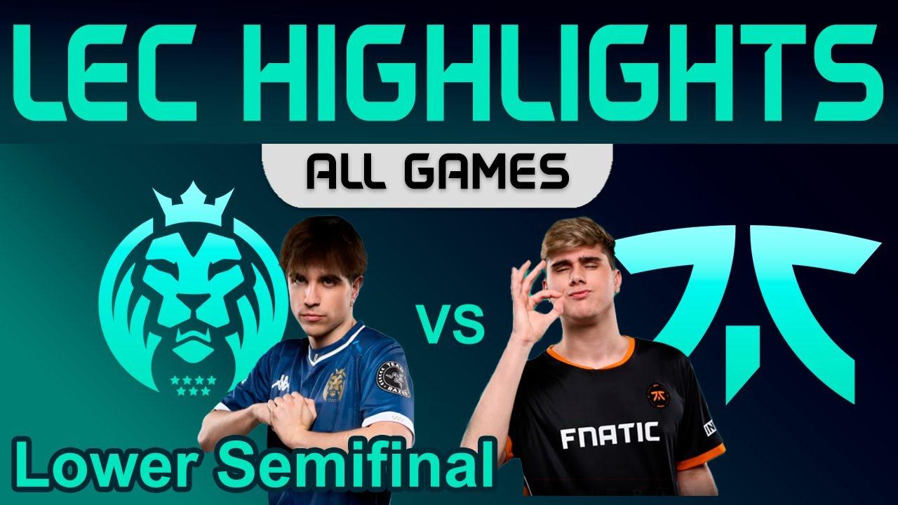 MDK vs FNC ALL GAMES Highlights LEC Winter 2024 Lower Semifinal MAD Lions KOI vs Fnatic by Onivia thumbnail