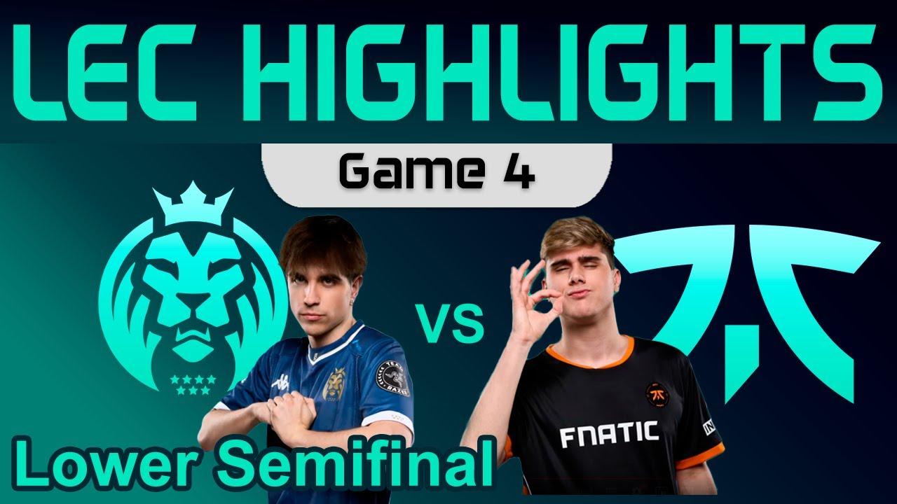 MDK vs FNC Game 4 Highlights LEC Winter 2024 Lower Semifinal MAD Lions KOI vs Fnatic by Onivia thumbnail