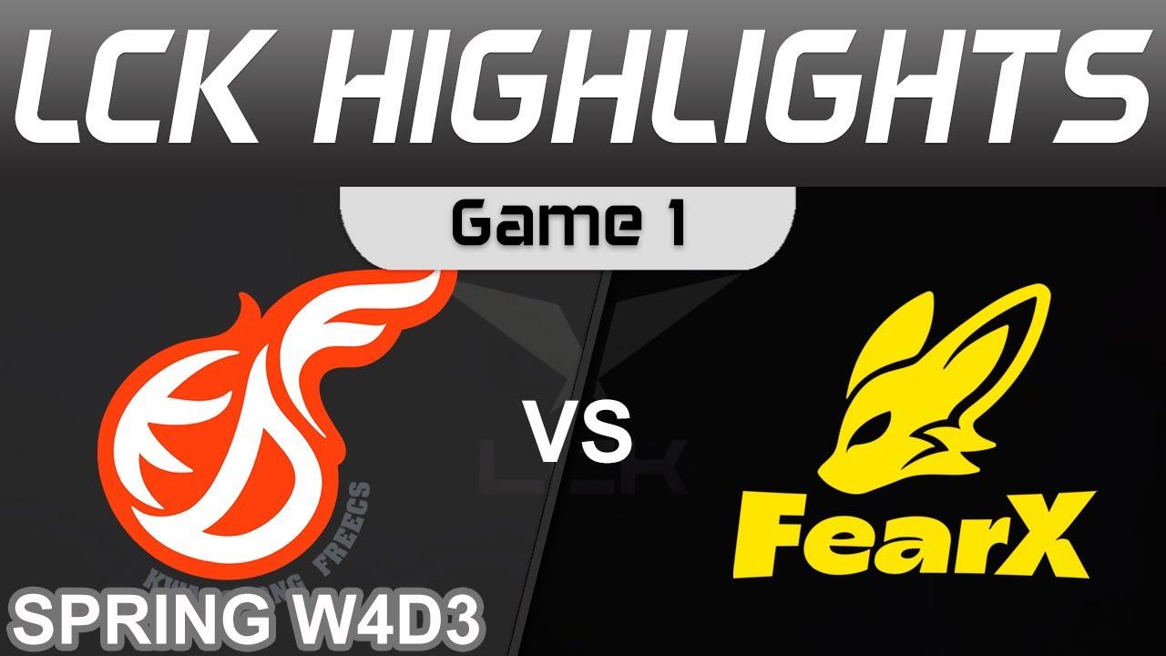 KDF vs FOX Highlights Game 1 LCK Spring Season 2024 Kwangdong Freecs vs FearX by Onivia thumbnail