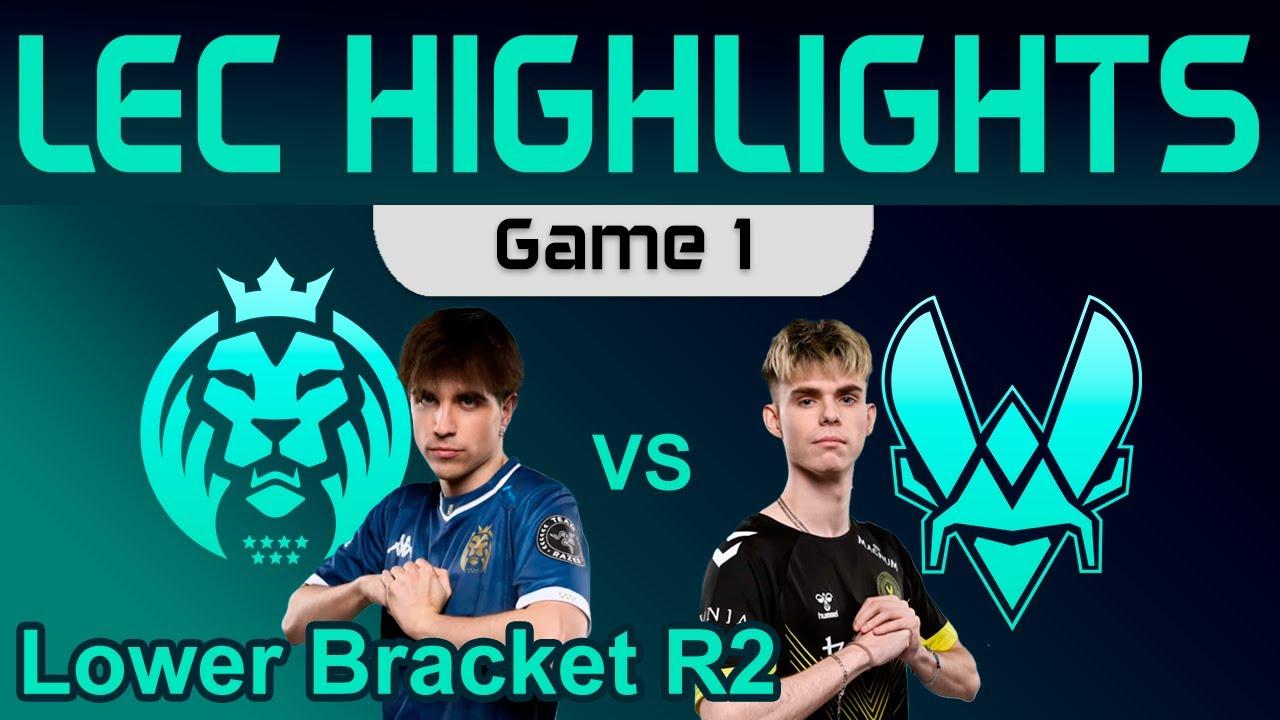 MDK vs VIT Game 1 Highlights LEC Winter 2024 Lower Bracket 2024 MAD Lions KOI vs Team Vitality thumbnail