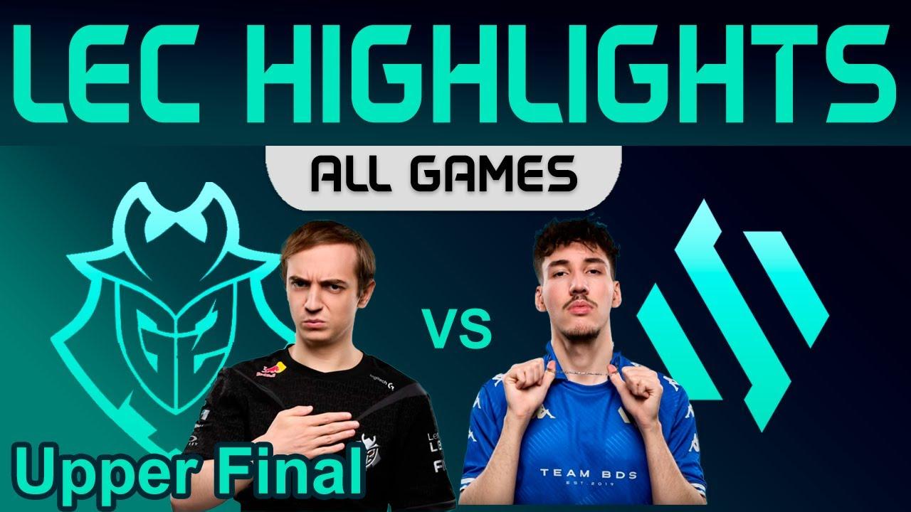 G2 vs BDS ALL GAMES Highlights LEC Winter Split Playoffs Upper Final 2024 G2 Esports vs Team BDS thumbnail