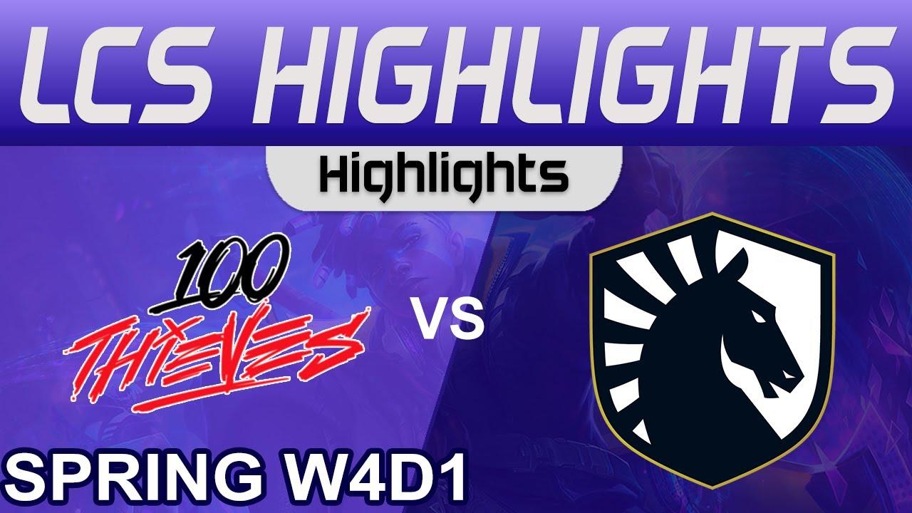 100 vs TL Highlights LCS Spring Season 2024 W4D1 100 Thieves vs Team Liquid by Onivia thumbnail