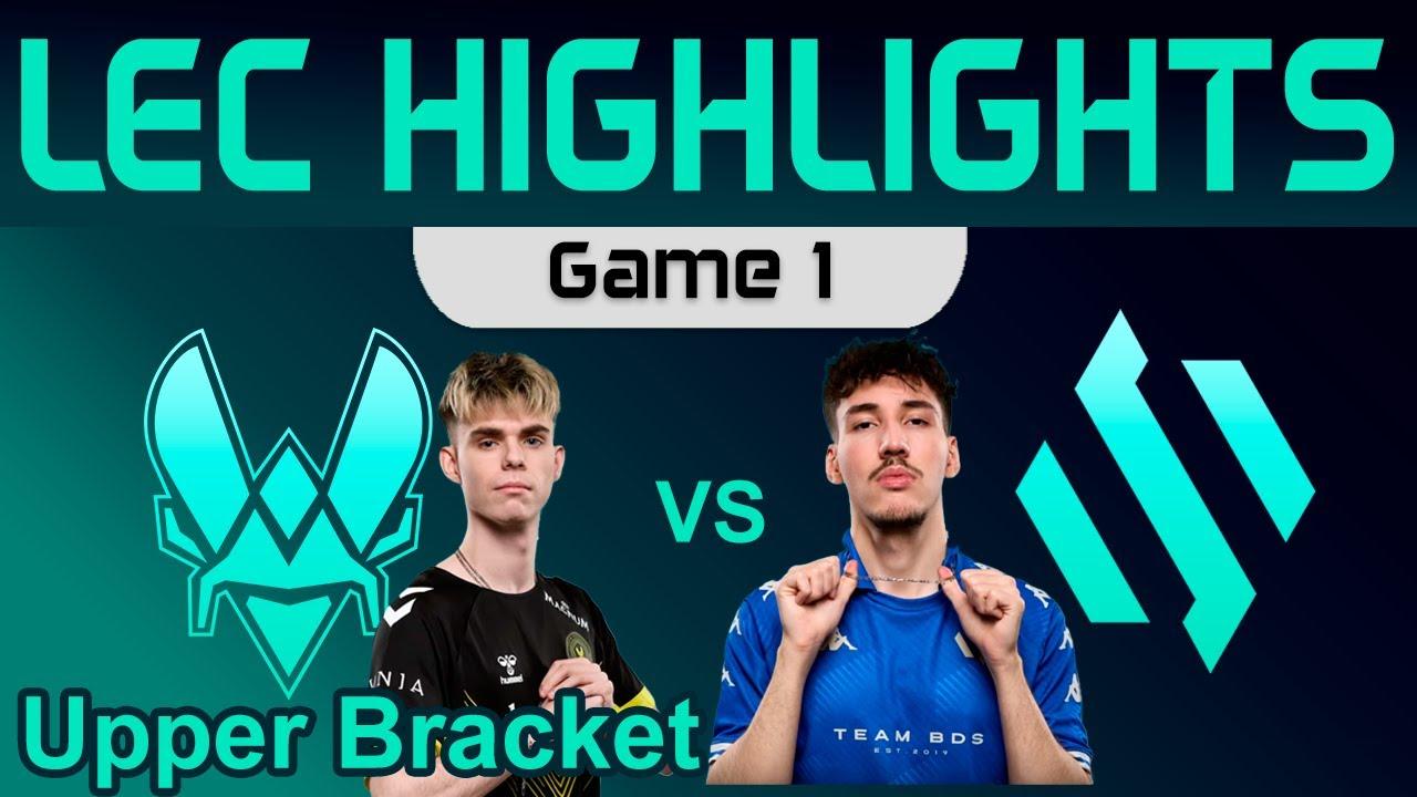 VIT vs BDS Game 1 Highlights LEC Winter Playoffs Round 2 2024 Team Vitality vs Team BDS by Onivia thumbnail