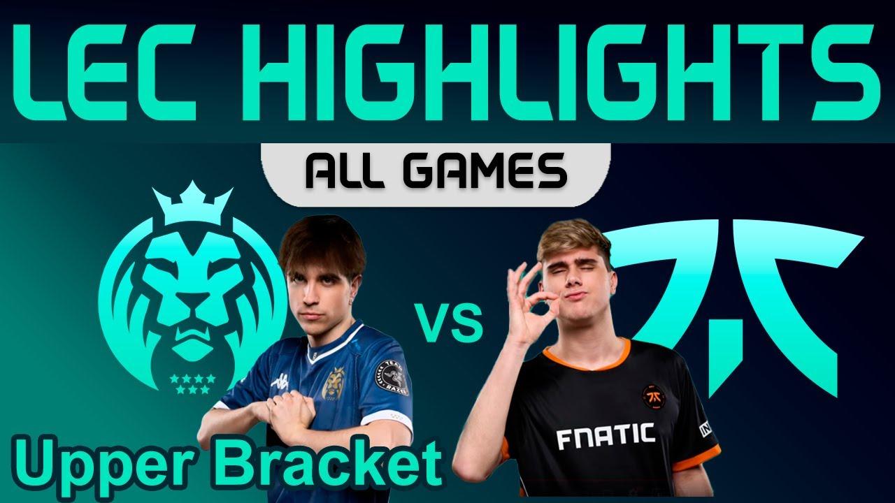 MDK vs FNC ALL GAMES Highlights LEC Winter Playoffs Round 1 2024 MAD Lions KOI vs Fnatic by Onivia thumbnail