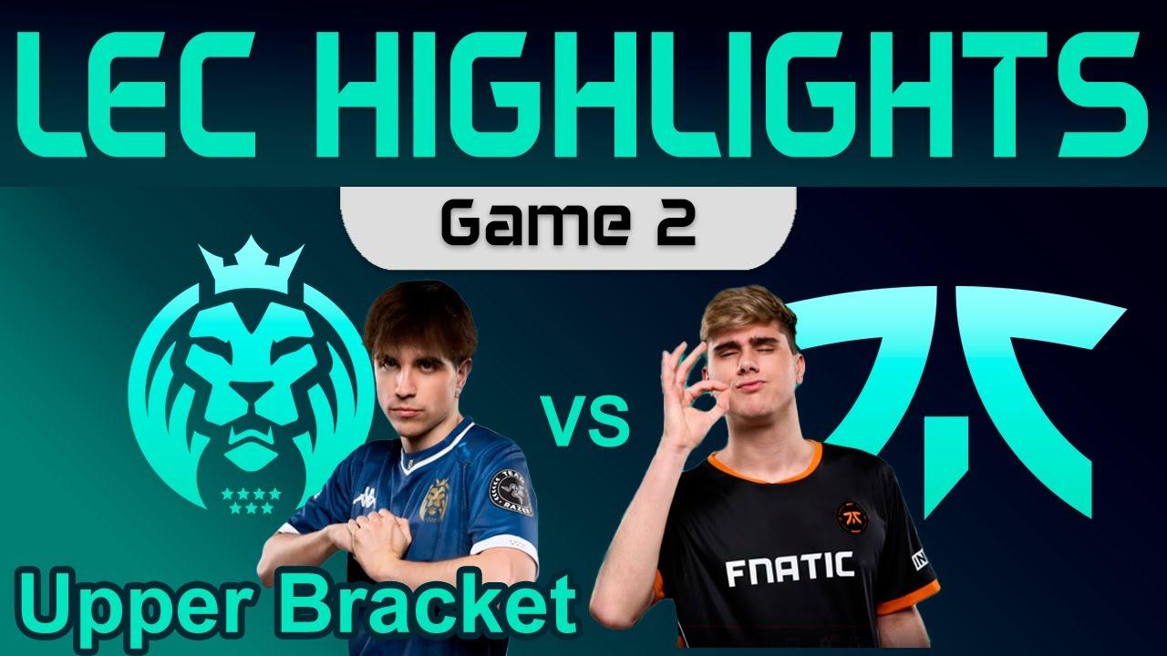 MDK vs FNC Game 2 Highlights LEC Winter Playoffs Round 1 2024 MAD Lions KOI vs Fnatic by Onivia thumbnail