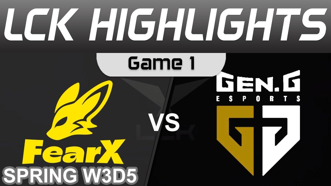 FOX vs GEN Highlights Game 1 LCK Spring Season 2024 FearX vs Gen G by Onivia thumbnail