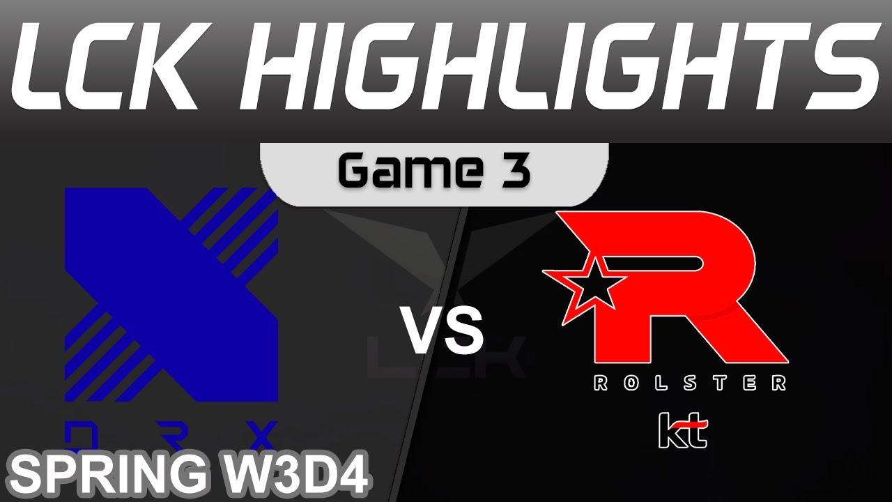 DRX vs KT Highlights Game 3 LCK Spring Season 2024 DRX vs KT Rolster by Onivia thumbnail