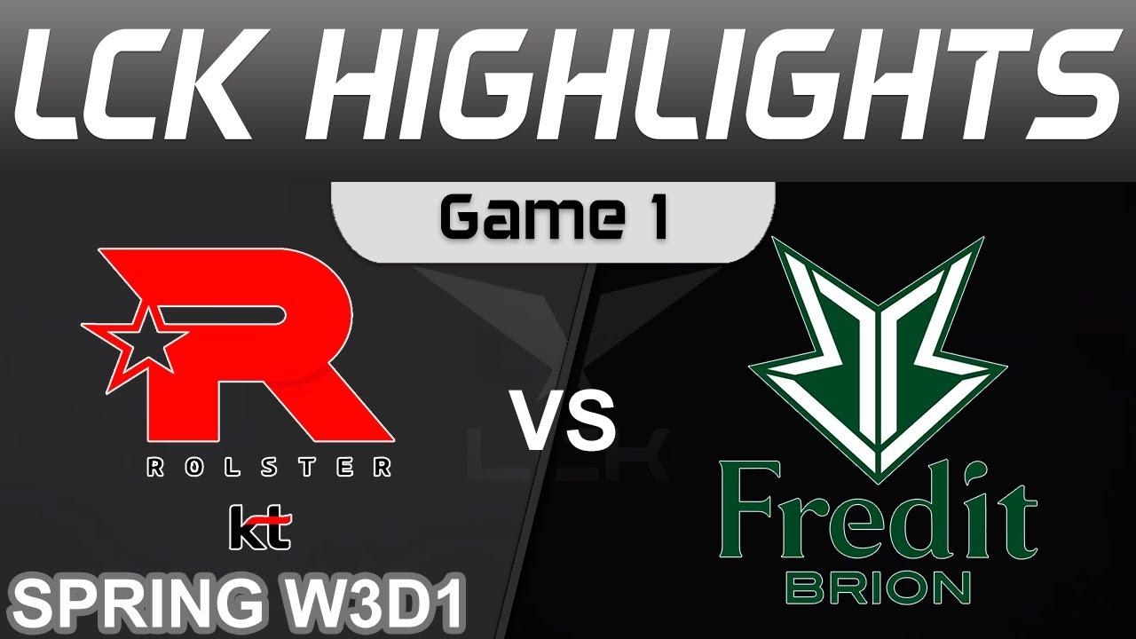 KT vs BRO Highlights Game 1 LCK Spring Season 2024 KT Rolster vs OK BRION by Onivia thumbnail